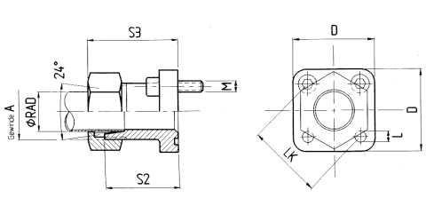 Flanschverschraubung DIN 3901/3902